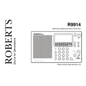 Roberts R9914 Analogue 0 manual cover