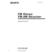 Sony STR-DB1080 manual cover