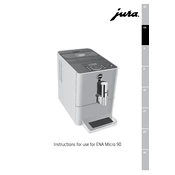 Jura ENA Micro 90 Coffee Machine manual cover