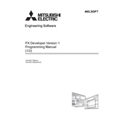 Mitsubishi Electric PX Developer manual cover