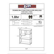 Tromso B&M Multi-section Floor Shelving 370082 manual cover