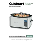 Cuisinart PSC-650 manual cover