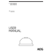 AEG DGE7660HB, DGE7960HB manual cover