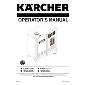 Karcher HDS3.5 30a manual cover