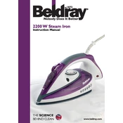 Beldray BEL0445 2200 W Steam Iron manual cover