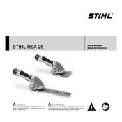 Stihl HSA 25 manual cover