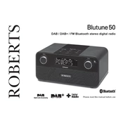 Roberts Blutune 50 DAB 2014 manual cover