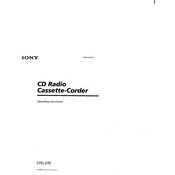 Sony CFD-370 manual cover