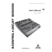 Behringer BCD2000 manual cover