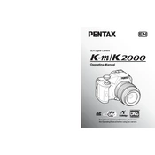 Ricoh Pentax K-m, K 2000 manual cover