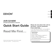 Denon AVR-X2100W manual cover