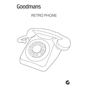 Goodmans B&M Retro Phone 324466 manual cover