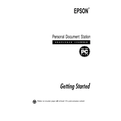 Epson Personal Document Station manual cover