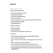 Sony HAP-Z1ES manual cover