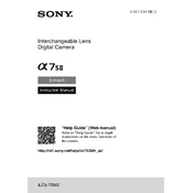 Sony ILCE-7SM2 manual cover