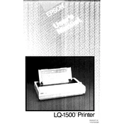 Epson LQ-1500 manual cover