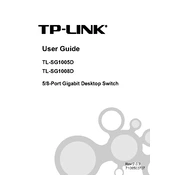 tp-link TL-SG1005D manual cover