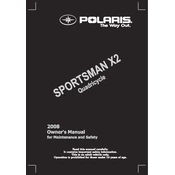 Polaris Sportsman X2 Quadricycle manual cover