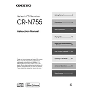 Onkyo CR-N755 manual cover