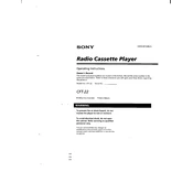 Sony CFT-22 manual cover