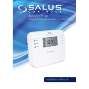 Salus EP310 manual cover