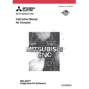 Mitsubishi Electric CNC NC Compiler Melsoft manual cover