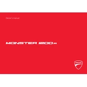 Ducati Monster 1200 R 2019 manual cover