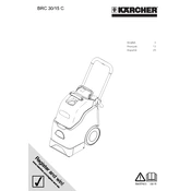 Karcher BRC 30 15 C manual cover