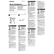 Sony MDR-NE2 manual cover