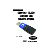 Linksys USB100M USB Network Adapter manual cover