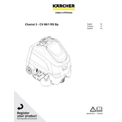 Karcher Chariot 3 CV 86 ATV 205AH OBC 1.008-144.0 manual cover