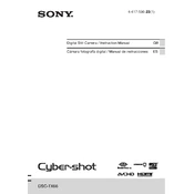 Sony DSC-TX66 manual cover