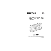 Ricoh WG-70 manual cover