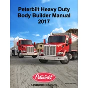 Peterbilt Heavy Duty 2017 Truck manual cover