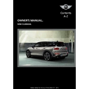 Mini Clubman Mini Connected 2016 manual cover