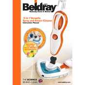 Beldray BEL0465 15 in 1 Versatile Spray and Steam Cleaner manual cover