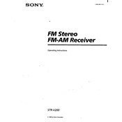 Sony STR-V200 manual cover