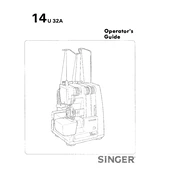 Singer 14U32, 14U32A manual cover