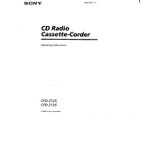 Sony CFD-Z125 manual cover