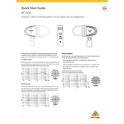 Behringer BC1500 manual cover