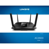 Linksys EA8500 AC2600 MU MIMO Gigabit Router manual cover