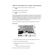 BMW TV Video Module 2005 manual cover