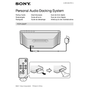 Sony RDP X30iP manual cover