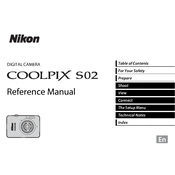 Nikon Coolpix S02 manual cover