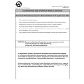 Haas Automatic Pallet Changer Mill Supplement