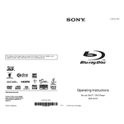 Sony BDP-S470 manual cover