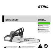 Stihl MS 250 manual cover