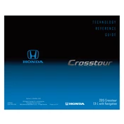 Honda Crosstour EX-L with Navigation 2015 Technology manual cover