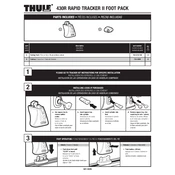 Thule Rapid Tracker II 430R manual cover