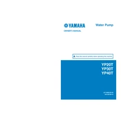 Yamaha YP20T, YP30T, YP40T manual cover